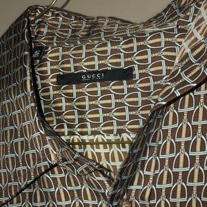 Gucci 100% silk men’s formal shirt